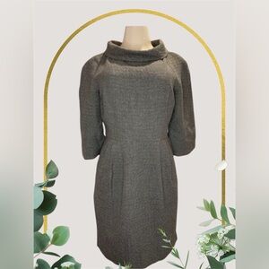 Michael Kors Women’s Black & Gold Shimmer Scoop Neck Sleeveless Dress Size 6P